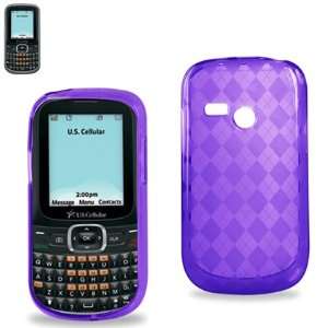  Polymer Case 03 LG Saber UN200 PURPLE Cell Phones 