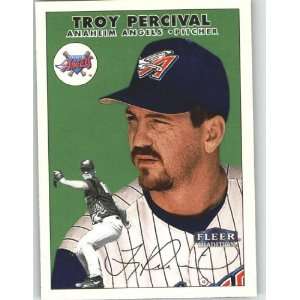  2000 Fleer Tradition #215 Troy Percival   Anaheim Angels 