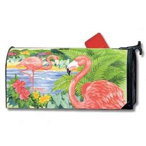    MailWraps Magnetic Mailbox Cover   Flamingo