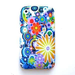   Silicone Image Skin Case Flower Power Design Cell Phones