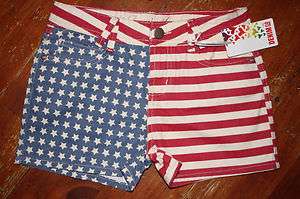 AMERICAN FLAG USA SHORTS Girls 7 8 9 10 11 12 13 Primark BNWT  