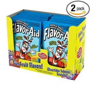 Flavor Aid Drink Mix, Tropical Punch, 48 Count (Pack of 2)  
