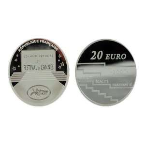 France 2007 20 Euro Cannes Festival 5oz Silver Proof Coin 