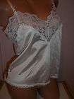 VTG IVORY 100% NYLON CHANTILLY LACE SISSY CAMISOLE SIZE 34