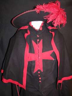 1030 Three Musketeers Cardinal Guard Uniform Movie Costumes  