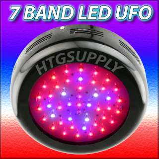 pcs 135w LED GROW LIGHT 3 watt HIGH POWER LEDs 7 BAND UV IR 135 ufo 