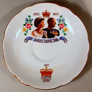   Silver Jubilee Cup & Saucer ENGLISH BONE CHINA (1952   1977)  