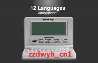 12 Language Voice Translator Electronic Dictionary 5012  