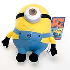 Despicable ME Movie Character 3D Soft Plush Toy 9 Minion Stewart new 