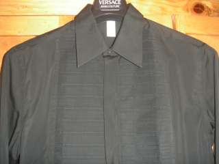   Couture VERSACE GOLD label most expensive label Tux Style shirt 52/L