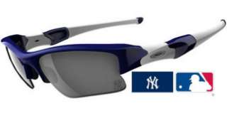 Authentic Oakley MLB Flak Jacket XLJ New York Yankees Sunglasses #24 