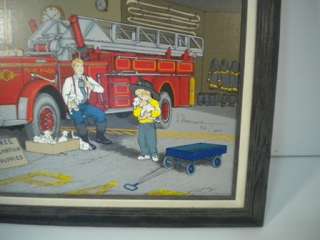 Hargrove painting FIREFIGHTER’S BEST FRIEND 1991  