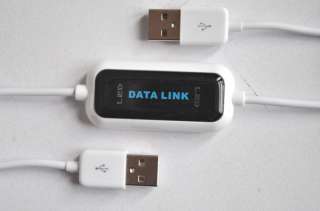 High Speed USB PC To PC Online Data Sync Link Net File Transfer Cable 