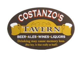 PERSONALIZED TAVERN CUSTOM CRAFTED OVAL WOODEN SIGN  