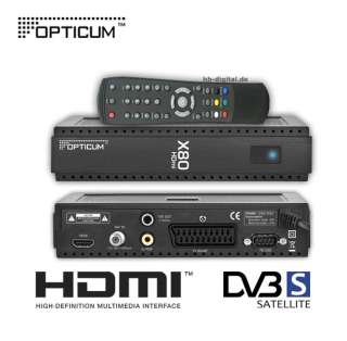 TOP Opticum X80 HDMI Digital Sat Receiver Conax DVB S 5908252681310 