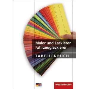 Maler und Lackierer Fahrzeuglackierer Tabellenbuch Tabellenbuch Maler 