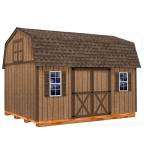 Homestead 12 ft. x 16 ft. Wood Shed Kit with Floor including 4x4 