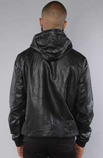 LRG Core Collection The CC Perf Faux Leather Jacket  Karmaloop 