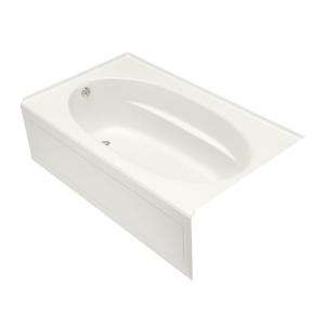 KOHLER Windward 6 Ft. Left Hand Drain Acrylic Bathtub in White K 1115 