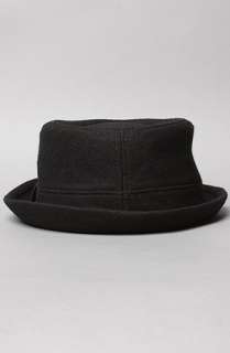 Nixon The Post Porkpie Fedora in Black  Karmaloop   Global 