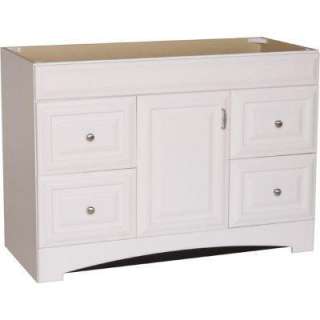 St. Paul Providence 48 in. Vanity Cabinet Only in White PRSD4821 W at 