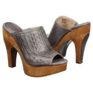 Frye TAMARA Woven Leather Slide 4.75 SIZES/BROWN/SLATE  