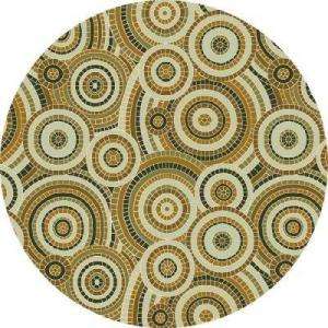   All Weather Patio Area Rug VR 08 MTI 9 Ft. Round 