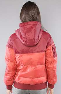 Nikita The Aine Down Jacket in Volcanic Red and Cranberry  Karmaloop 