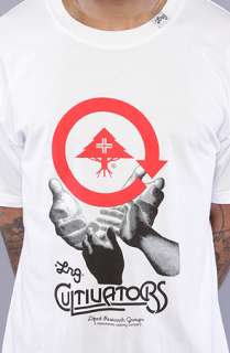 LRG The Cultivators Tee in White  Karmaloop   Global Concrete 