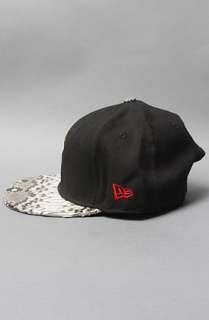 Menaud Sportswear The Miami Heat Snakeskin Snapback Hat in Black 