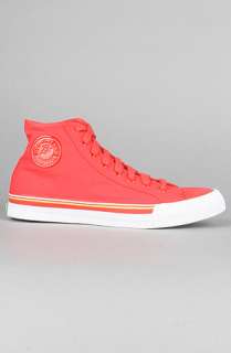 PF Flyers The Center Hi Sneaker in Red Canvas  Karmaloop   Global 