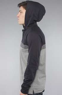 RVCA The Rooky Hoody Henley in Dark Navy  Karmaloop   Global 