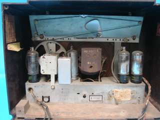 Art Deco Swirled Bakelite Philco Mode 41 90 Tube Radio Farm Set 1941 