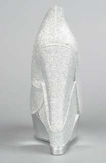 Sole Boutique The Funky Town Shoe in Silver Glitter  Karmaloop 