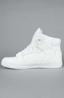 SUPRA The Vaider Sneaker in White Action  Karmaloop   Global 