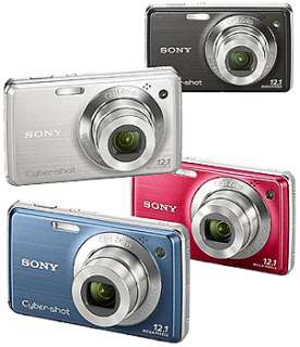 Sony DSC W230 Digitalkamera (12 Megapixel, 4 fach opt. Zoom, 7,6 cm (3 