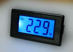 AC 80 500V Blue LCD Volt Meter Doesnt Require Power  