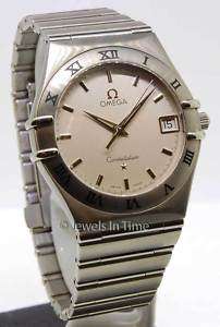 Omega Mens Stainless Steel Constellation  