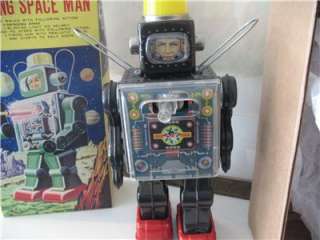 Horikawa Fighting Robot Tin Toy Japan Battery Operated True Replica 