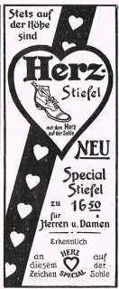   Spezial Stiefel Damenstiefel Herrenstiefel 1912 Reklame Werbung ad