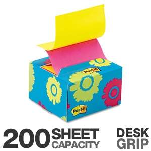 3M B330 BD Post It Pop Up Notes   Desk Grip Decorative Box, Square 