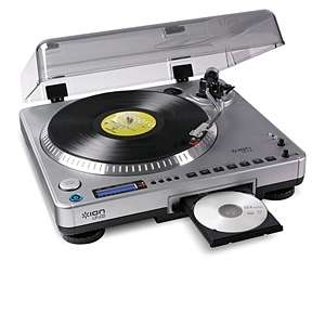 ION LP2CD Turntable   Direct to CD Recording, USB 
