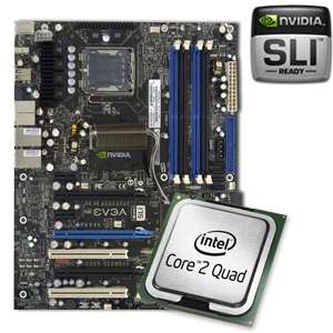 EVGA nForce 680i SLI Motherboard CPU Bundle   A1 Version, Intel Core 2 