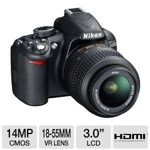 Nikon D3100 25472 Digital SLR Camera   14.2 Megapixels, 3 LCD, 18 55MM 