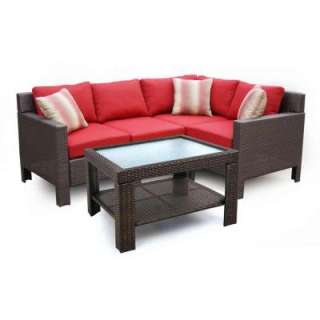 Beverly All Weather Wicker 5 Piece Sectional Patio Set 65 510233 at 