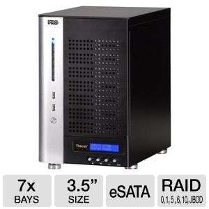 Thecus N7700PRO NAS Enclosure   7 Bay 3.5 SATA to USB 2.0, eSATA 