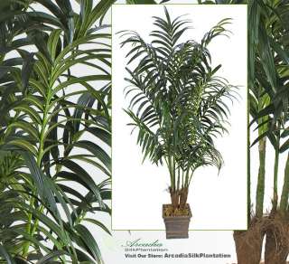 TWO Kentia Palm 8.5 + 7 Artificial Tree Extra Full  