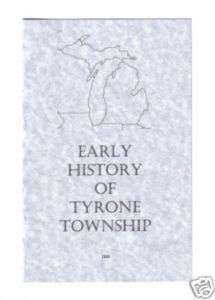 History of Tyrone Township Livingston County Michigan  