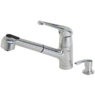  Genesis Single Handle Pull Out Kitchen Faucet in 