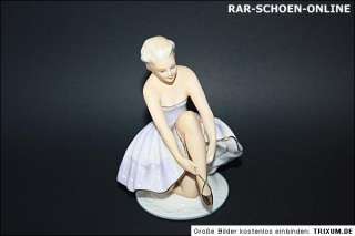 Figur Porzellan Fasold und Strauch Bock Wallendorf Lichte um 1930 Art 